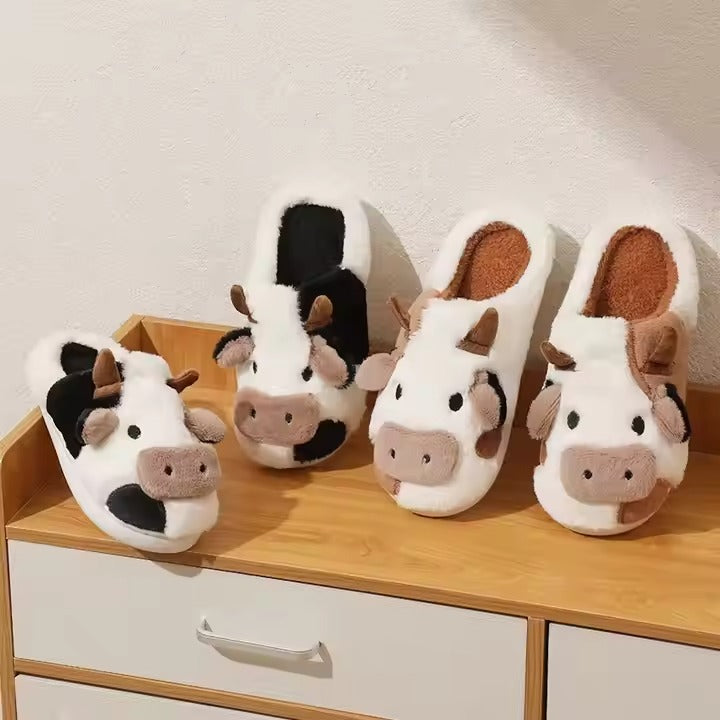 Handmade Cow Slippers